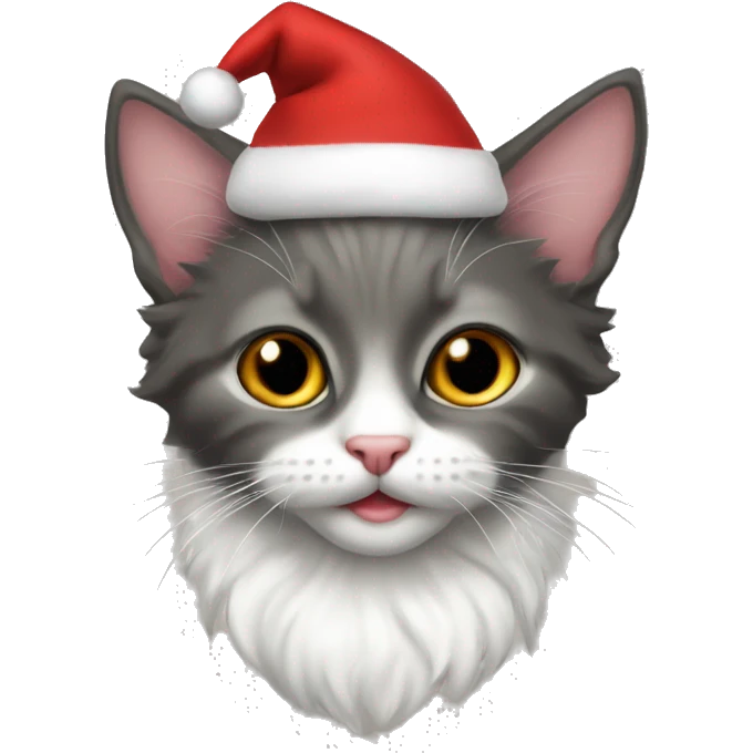 Santa’s kitten emoji