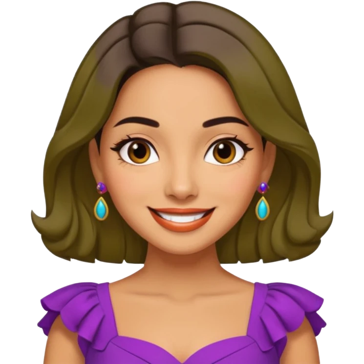 tạo cho tôi nhân vật mirabel trong encanto emoji