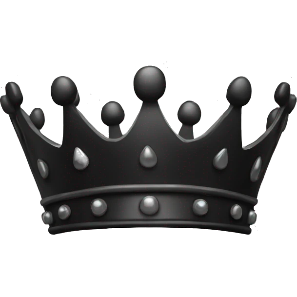 black crown emoji