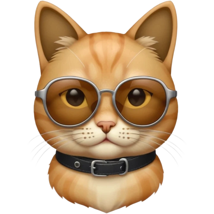 Cat wearing sunglasses emoji