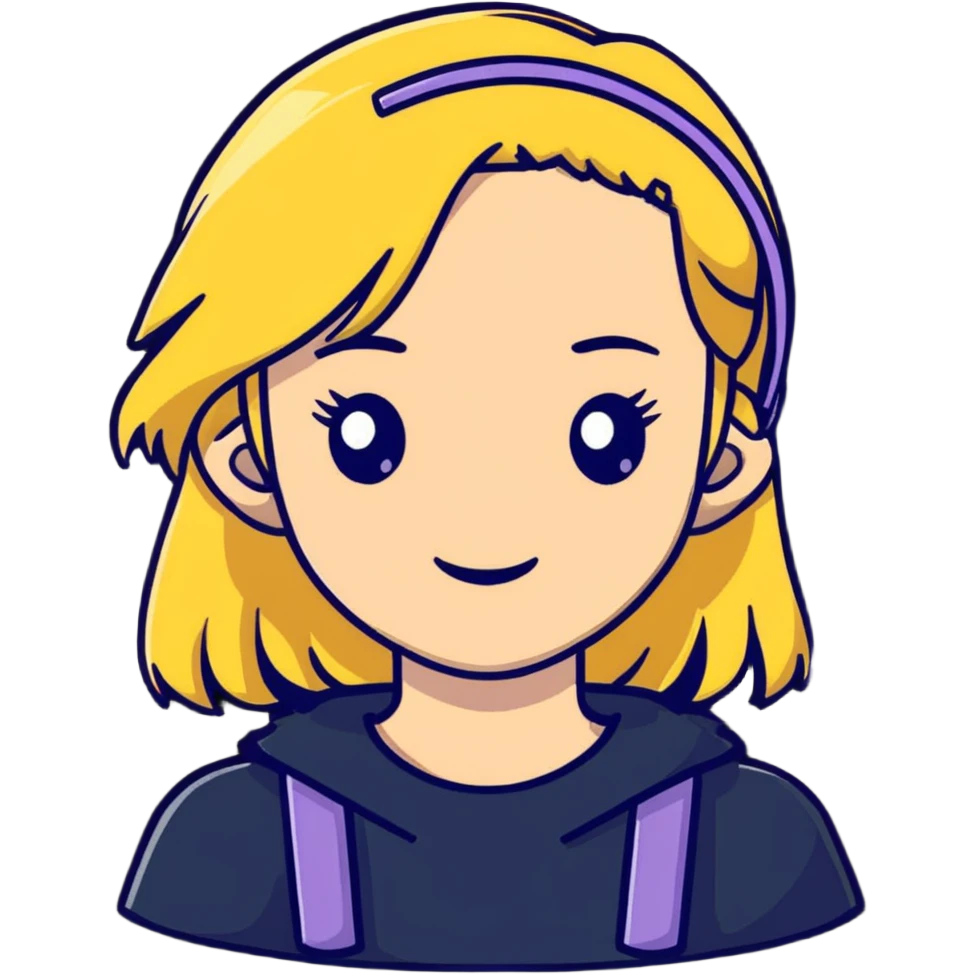 Blond girl  emoji