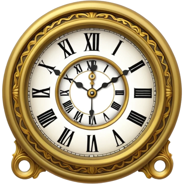 Old Clock emoji