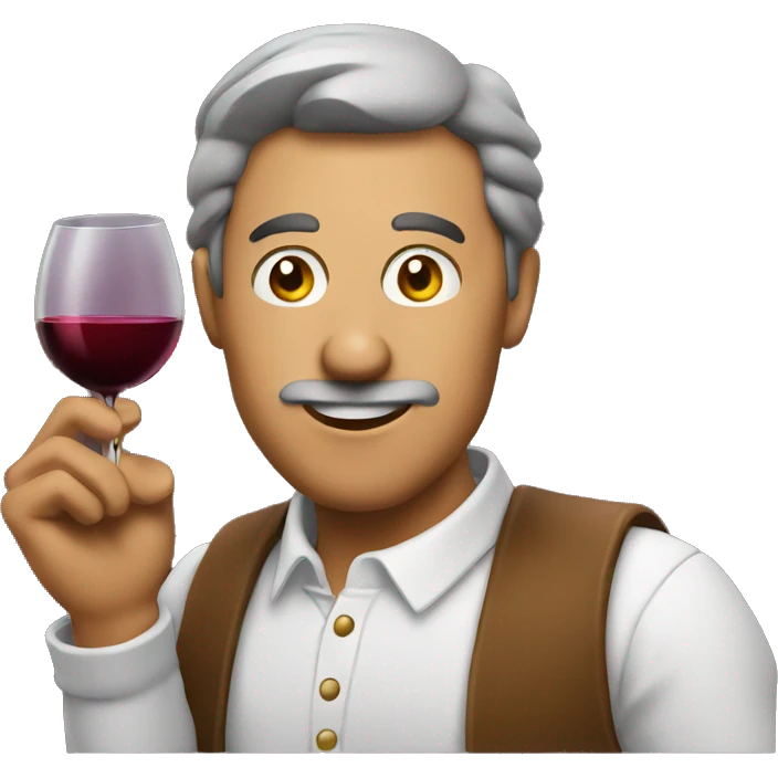 Sigaret with wine emoji