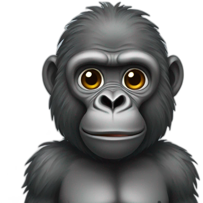 Gorilla as a biologyst emoji
