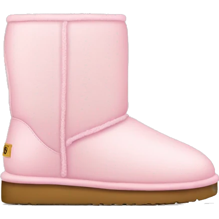 light pink uggs emoji