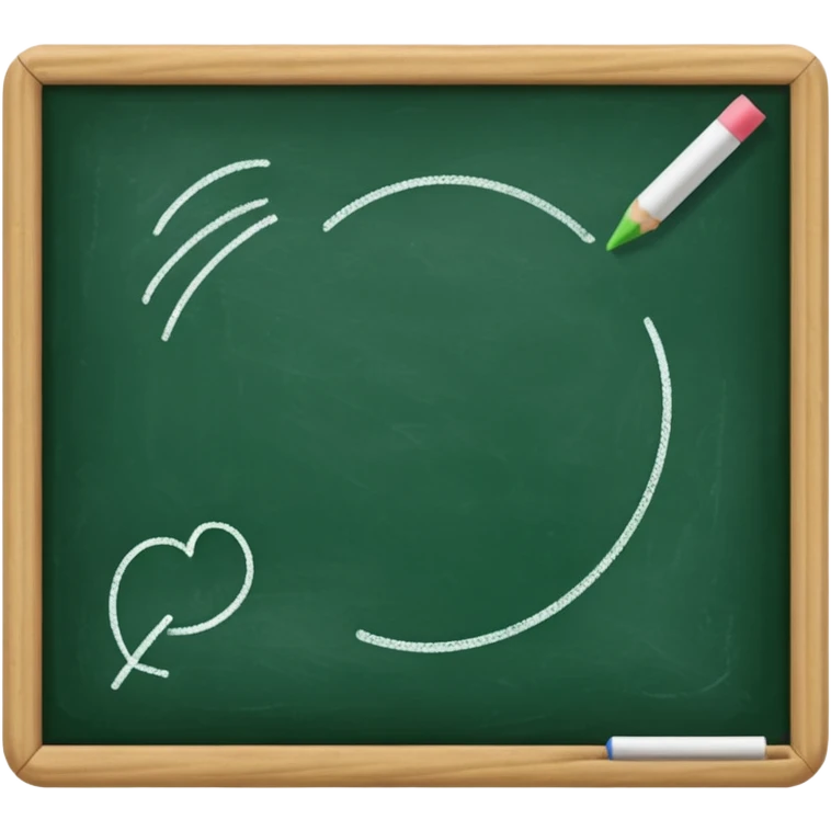 School Chalkboard emoji