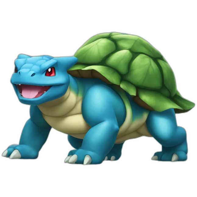 venasaur with blastoise emoji