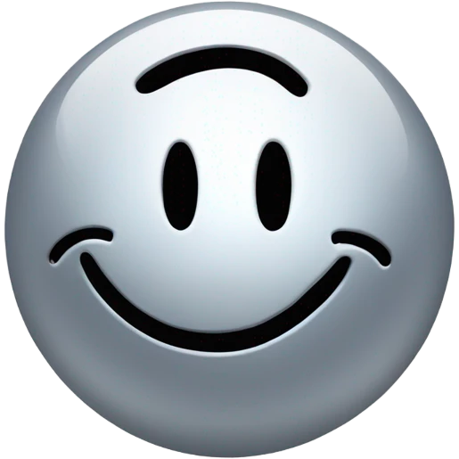 Letra L como globo plateado  emoji