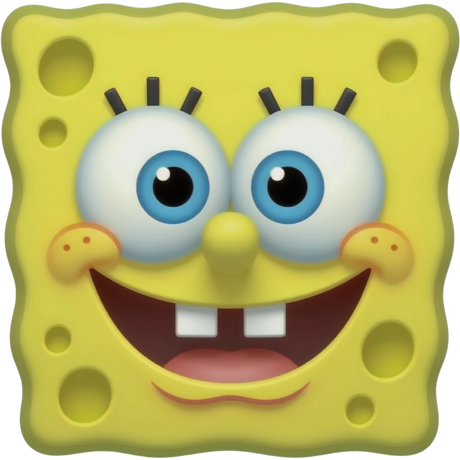 emoji de medo esponja emoji