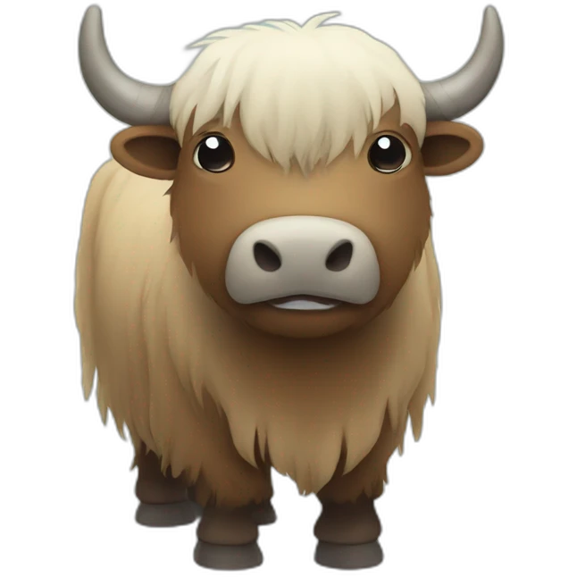 cute yak emoji
