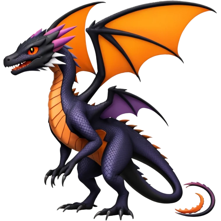 Salandit-Noibat-Noivern-Nargacuga-Dragon-Hybrid (Full body) emoji