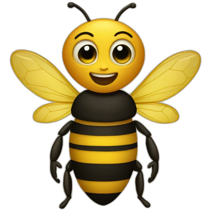 human bee emoji
