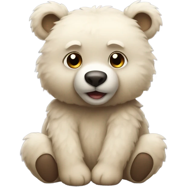 Cute bear emoji