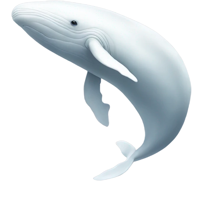 white whale , underside emoji