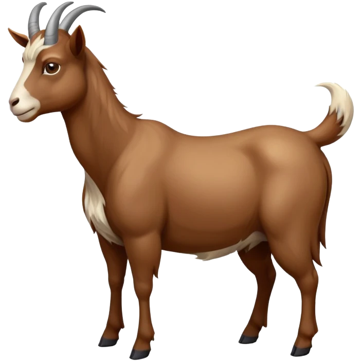 Goat with horse body emoji