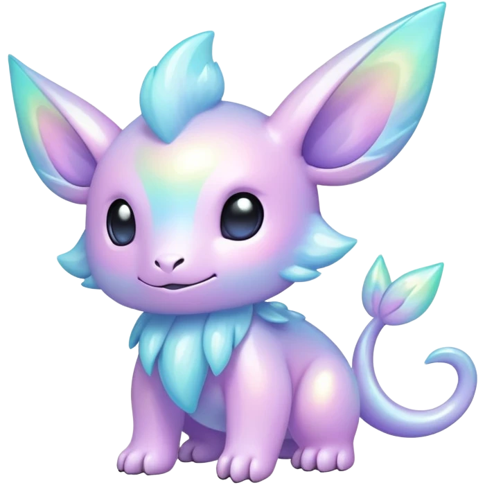  Iridescent pale pastel fakemon-creature emoji