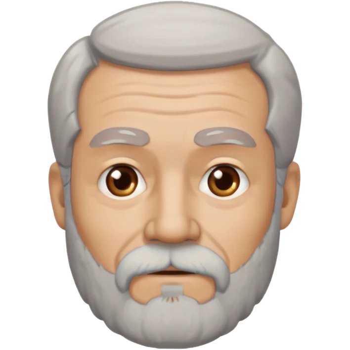 old man bearded gray hair emoji