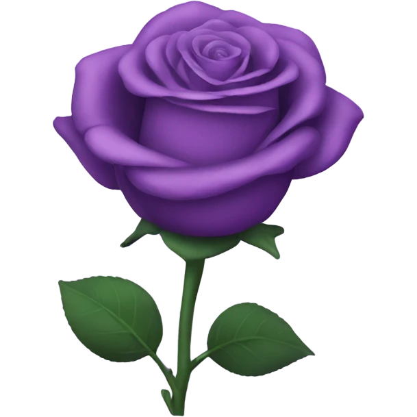 Baby purple rose emoji