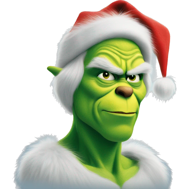 henry cavill as grinch emoji