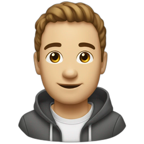 Милый мишка смеется emoji