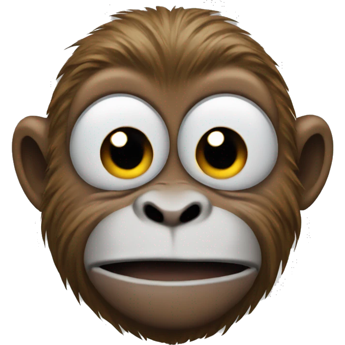 monkey crying wearing hard had  emoji