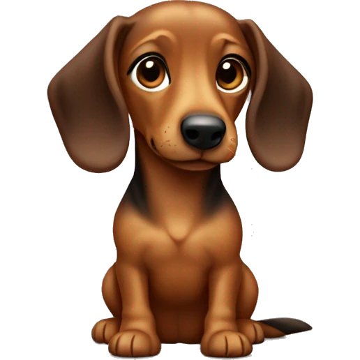 Mini daschaund  emoji