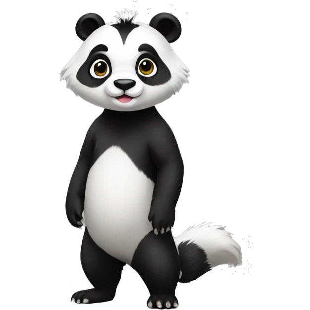 panda-skunk-hybrid full body emoji