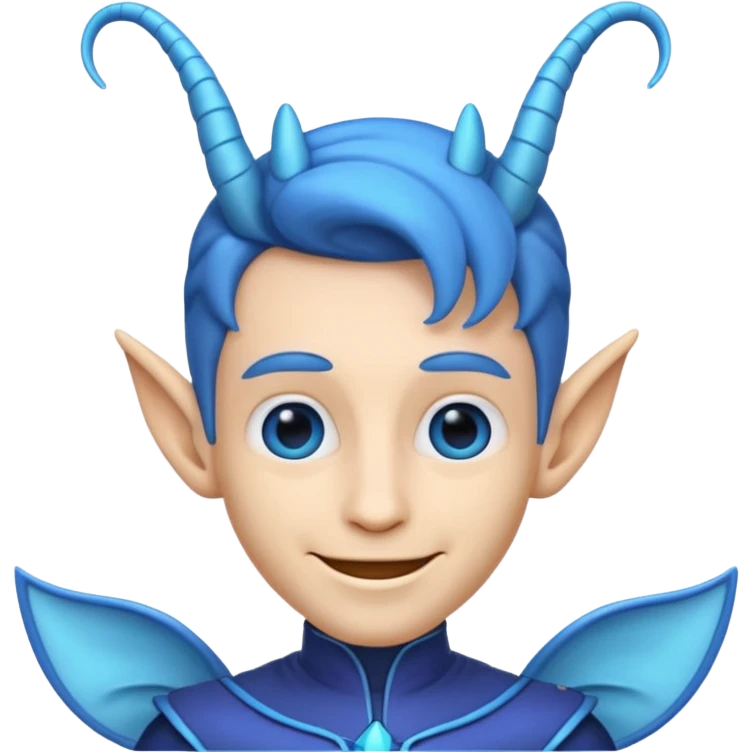 prince emoji with long alien ears emoji