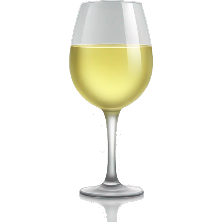 White wine glass emoji