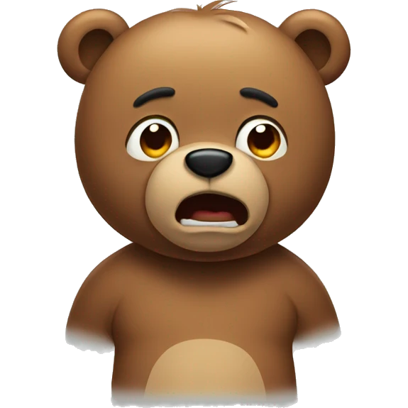 crying bear emoji