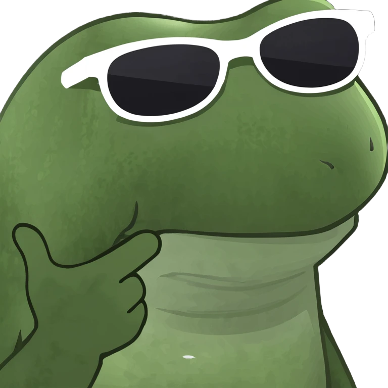 Sandal with ￼sunglasses  emoji