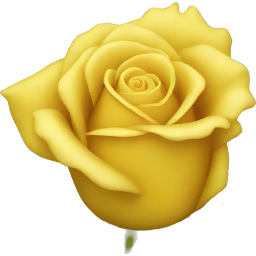 yellow rose emoji