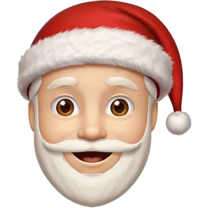 man with santa cap  emoji
