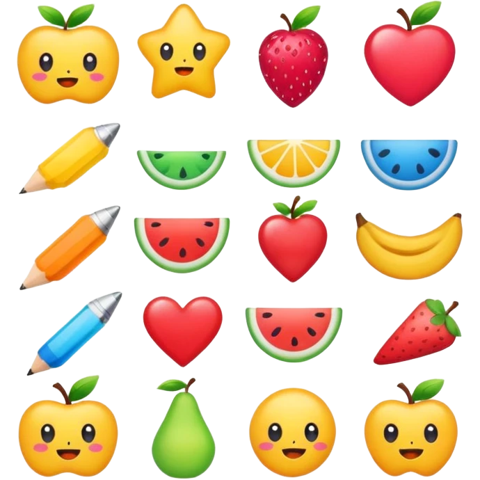 preppy Stickers emoji