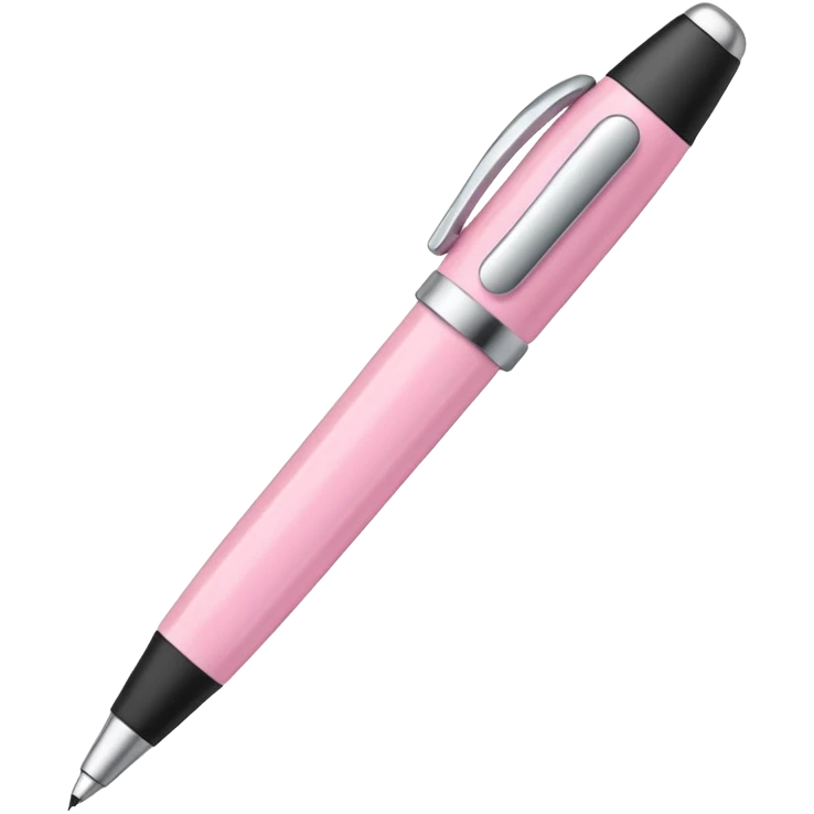 Light pink pen emoji