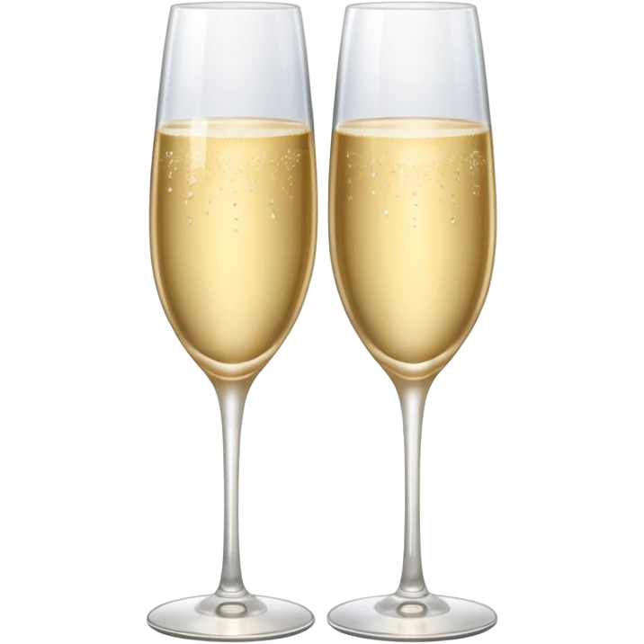 two glasses gently touching each other emoji