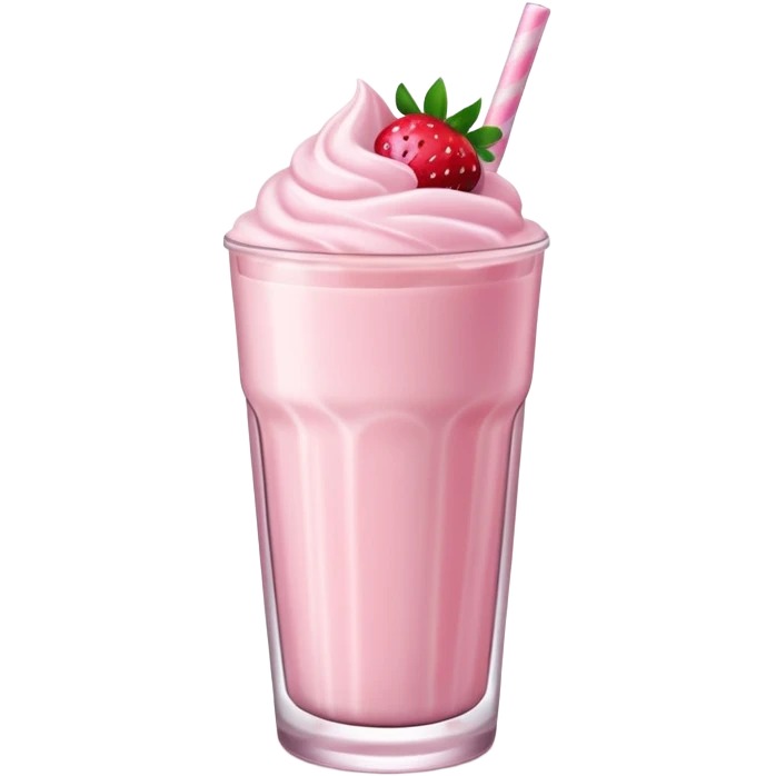 Milkshake de morango emoji