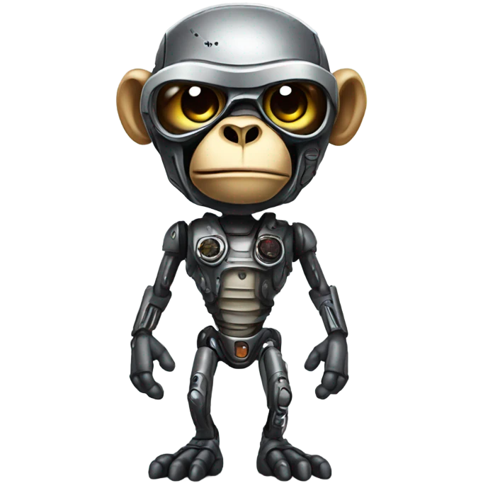Terminator Robot Monkey emoji