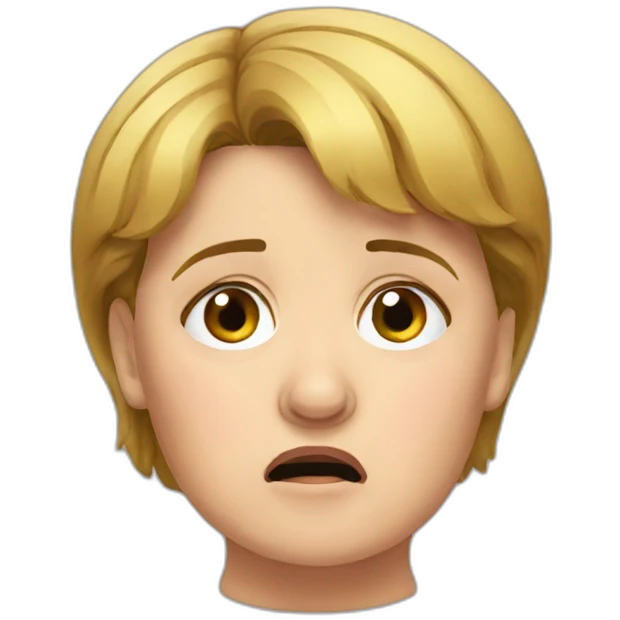 crying angela merkel emoji