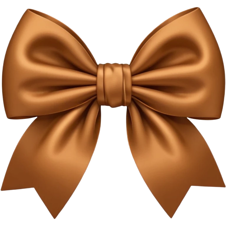 Brown bow emoji
