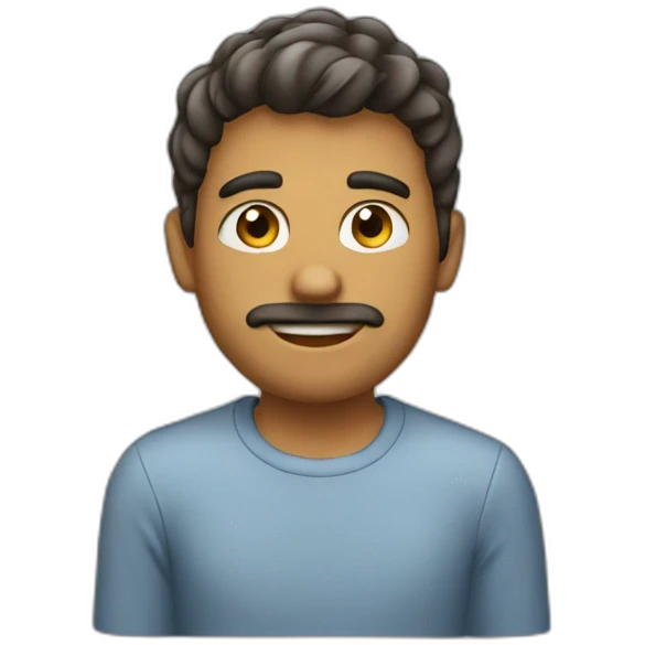 guy in a tchat emoji