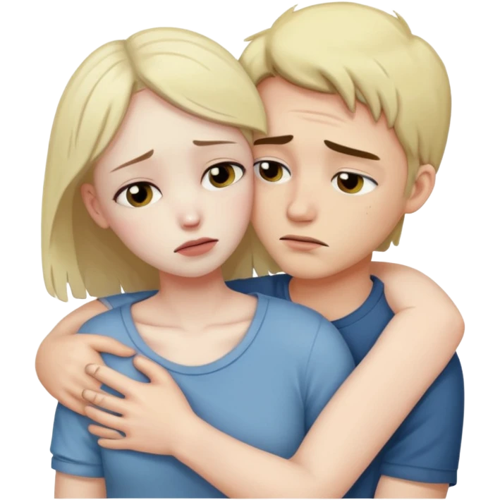 Two lovers breaking up emoji