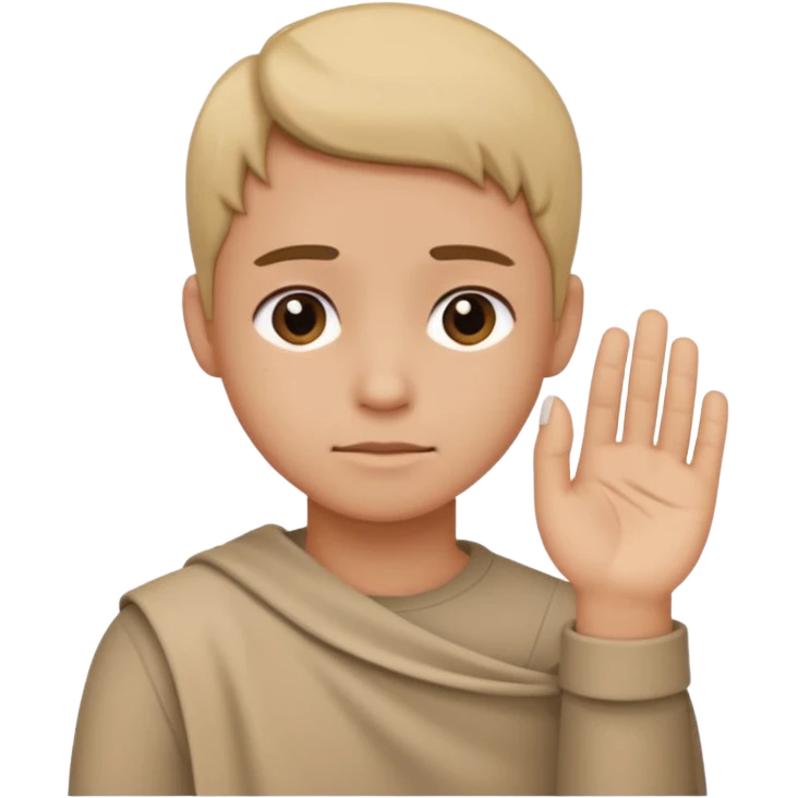 Emoji of a guy wiping off his shoulder with his hand emoji