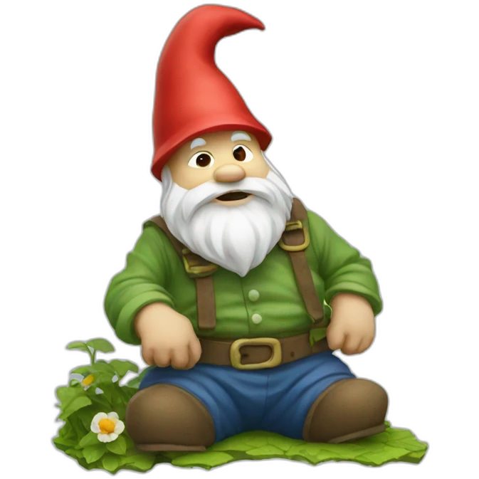 broken garden gnome emoji