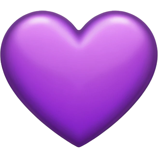 Purple heart emoji