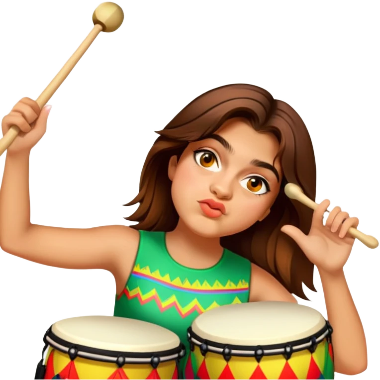 Festive Drummer emoji