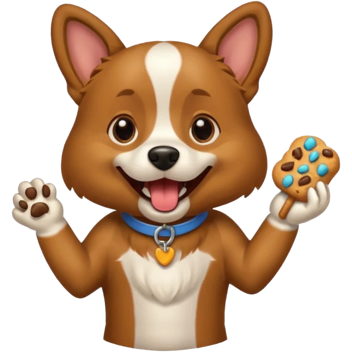 خوردن پیپی یک سگ emoji