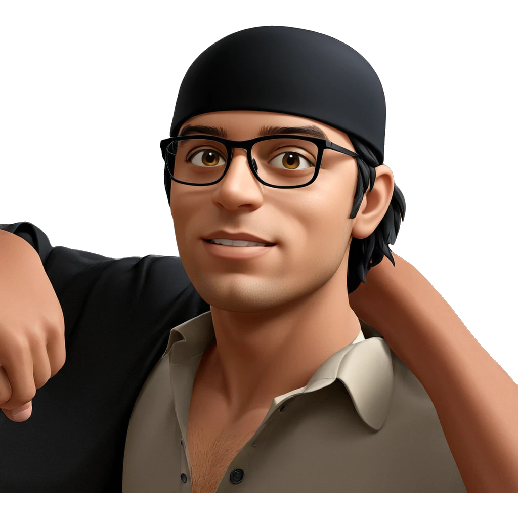a boy in black hat emoji
