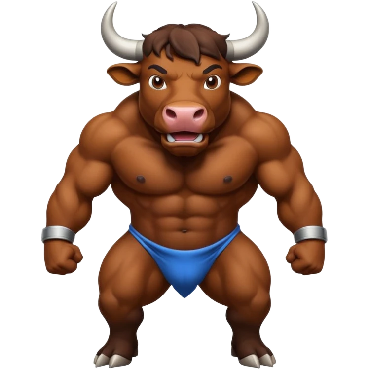 Boğa çarpışıyor  emoji