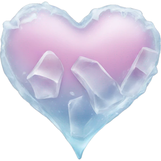 Heart ice  emoji
